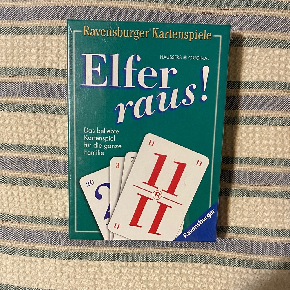 Ravensburger Elfer raus! Card Game - Teal and White